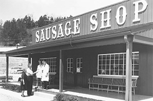 Bob Evans Company History - 1962 - Photo of sausage shop