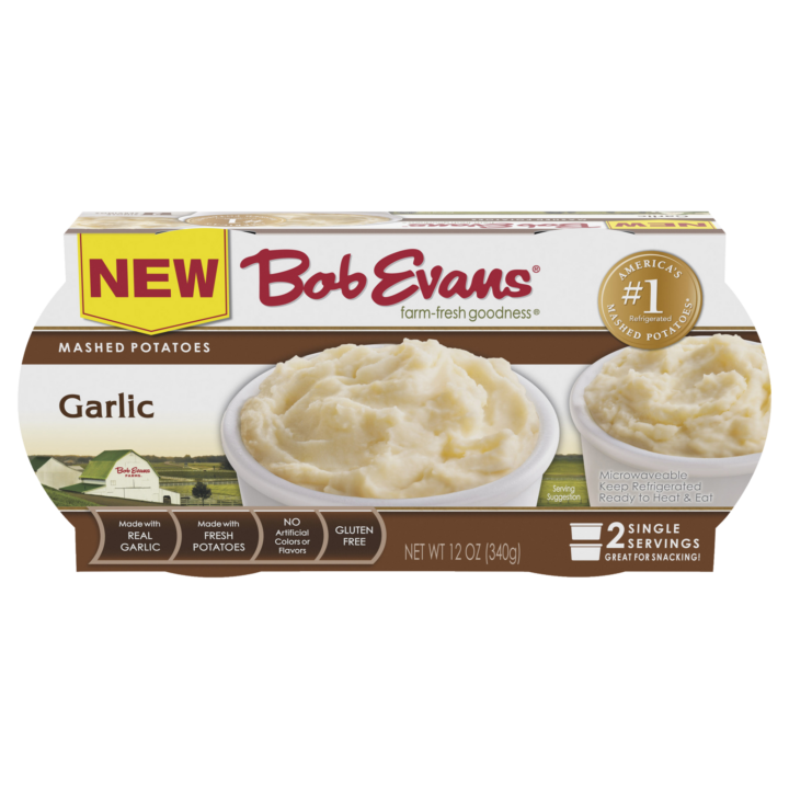 Bob Evans Garlic Mashed Potatoes Single Serve