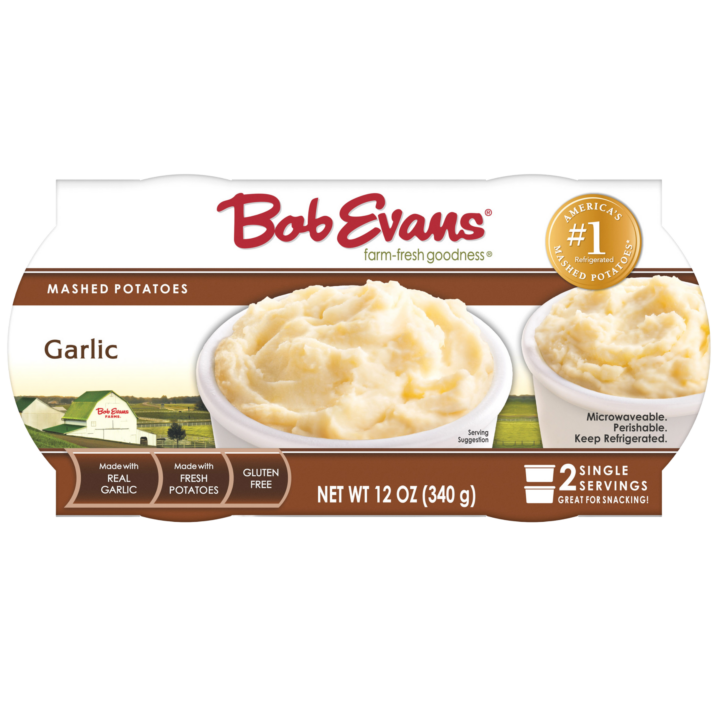 Bob Evans Garlic Mashed Potatoes Single Serve
