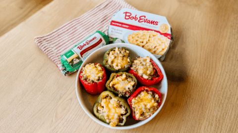 Mac and Cheese Stuffed Peppers