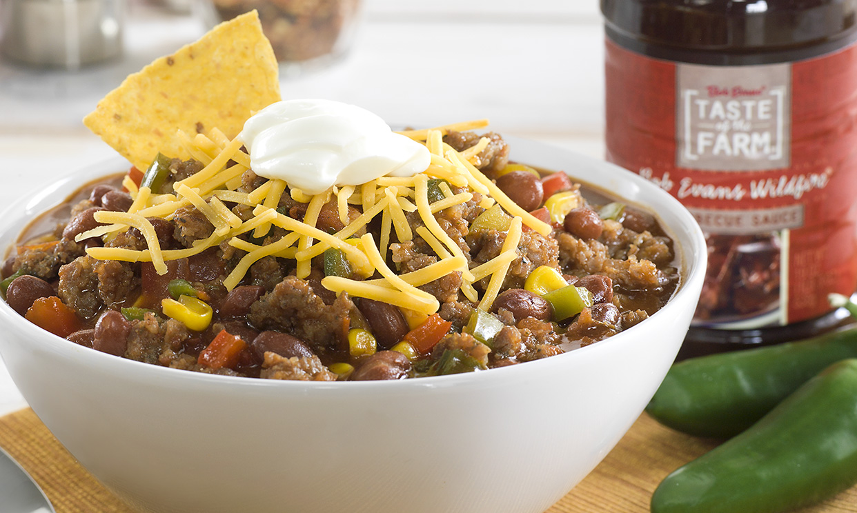 sweet and spicy bbq chili