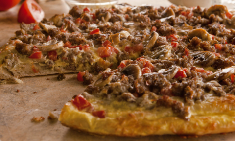 Sausage Breakfast Flatbread