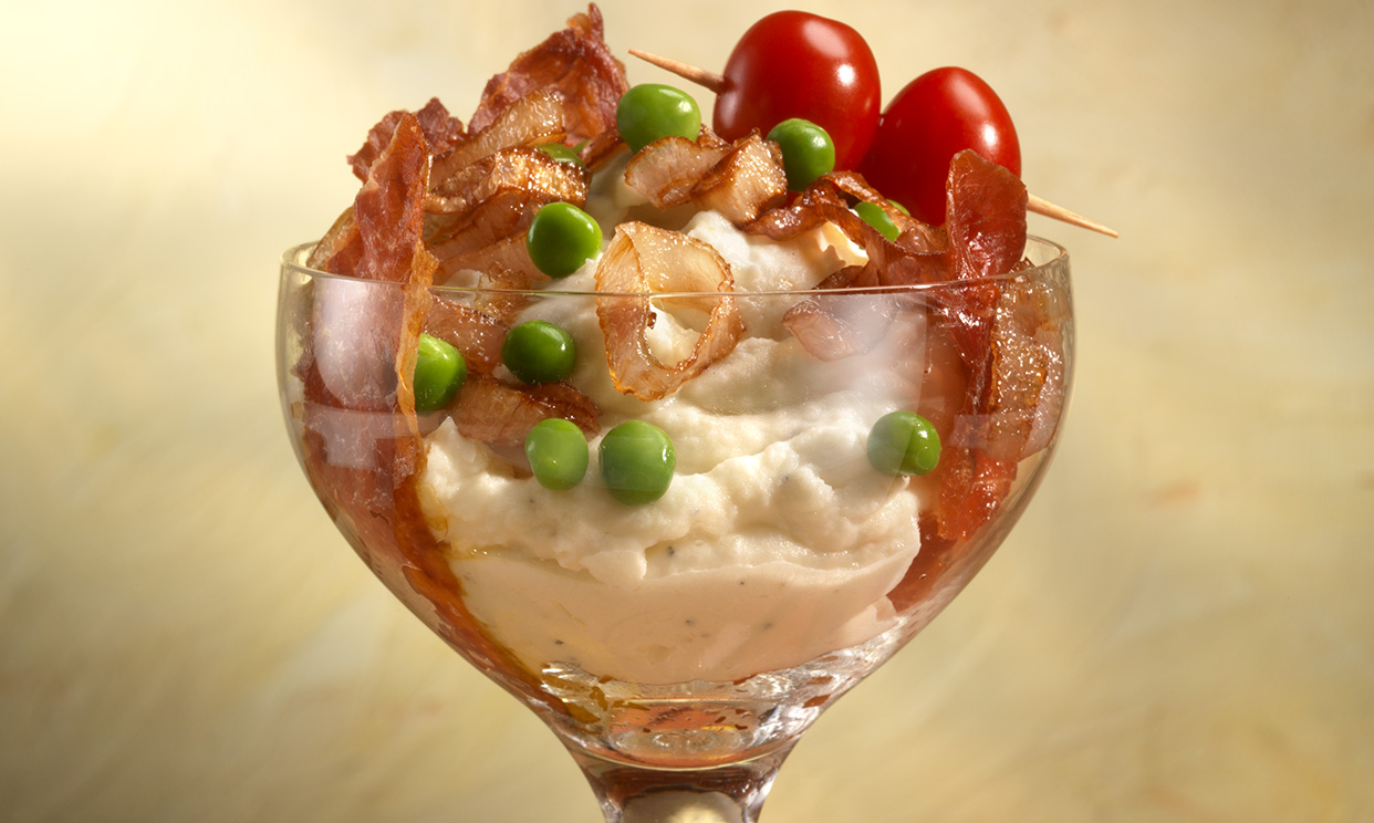 Classy Carbonara Mashed Potato Mashtini