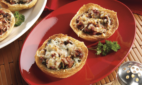 Mini Sausage Pizzas