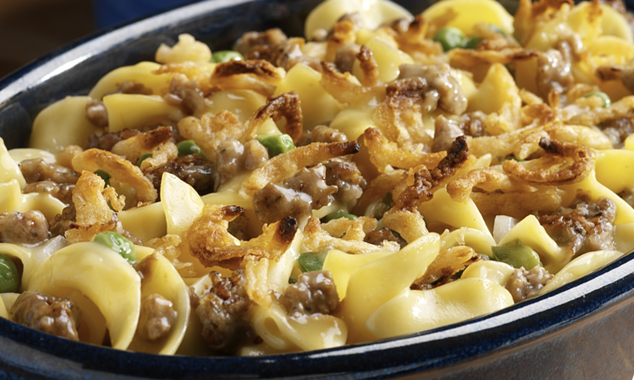 sausage and noodle casserole