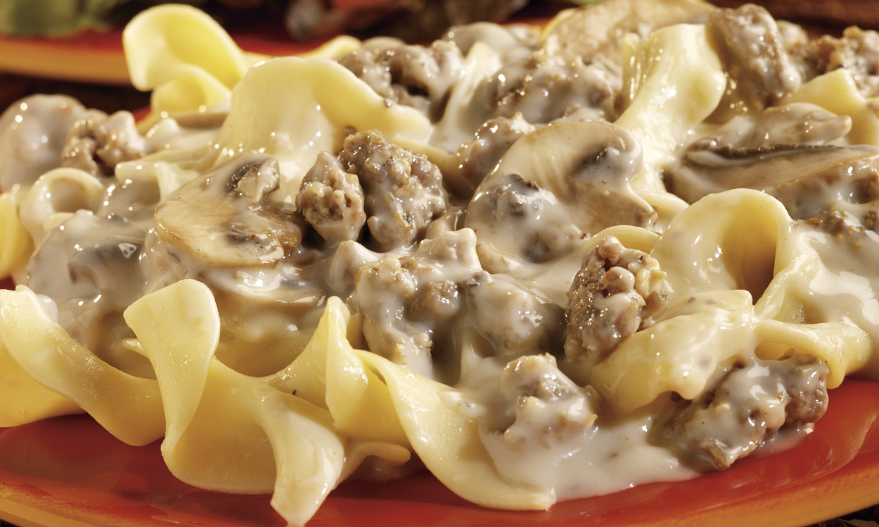 Sausage stroganoff