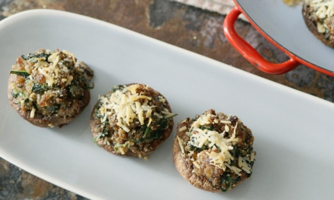 Stuffed Mushrooms with Sausage