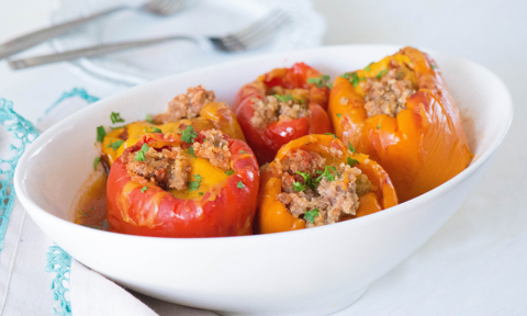 Quinoa Stuffed Bell Peppers