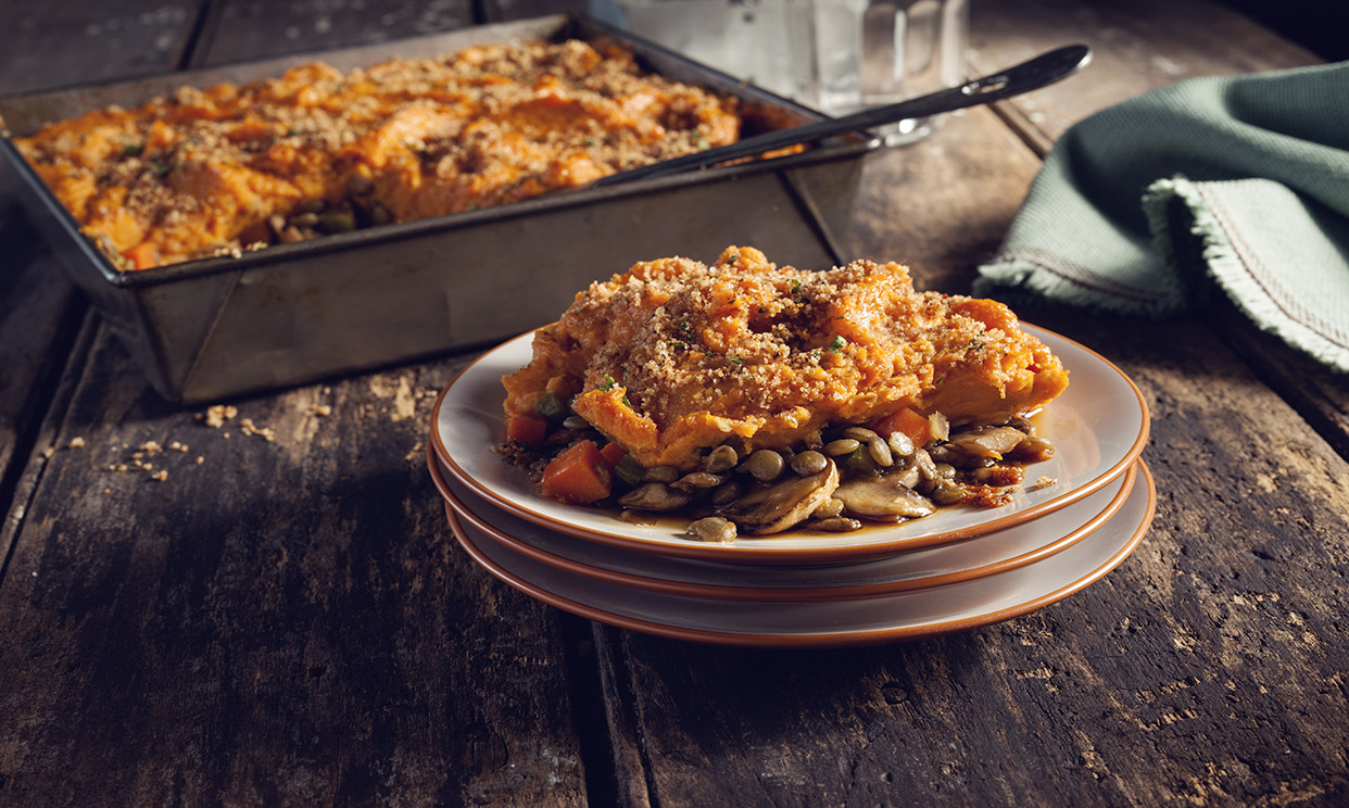 Sweet potato shepherd's pie