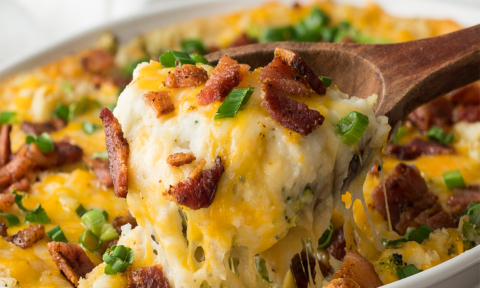 Loaded Mashed Potato Casserole