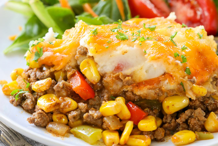 Taco shepherd's pie