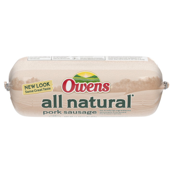 Owens All Natural* Pork Sausage