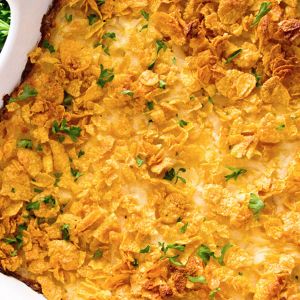 Cheesy chicken hash brown casserole