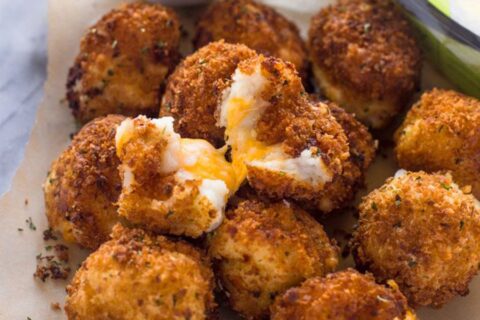 Bacon Cheese Mashed Potato Balls