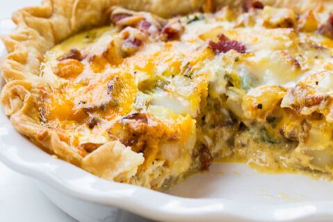 Bacon Potato Quiche