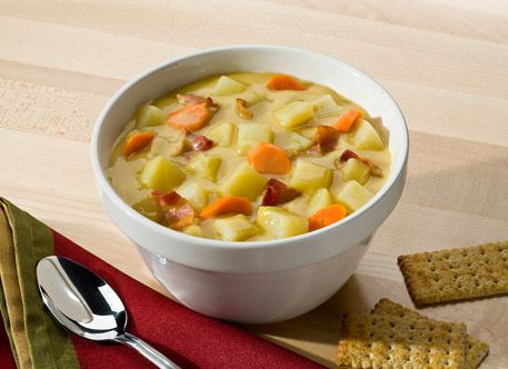 Bacon and potato chowder