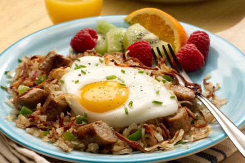 Country Style Chicken Sausage Breakfast Hash