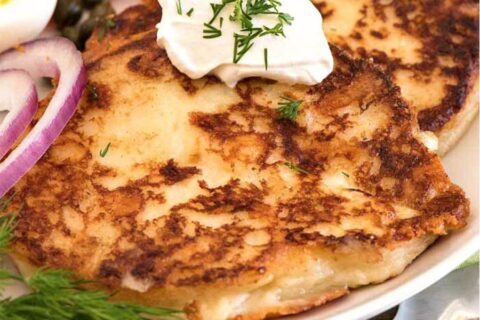 Crispy Creamy Potato Pancakes