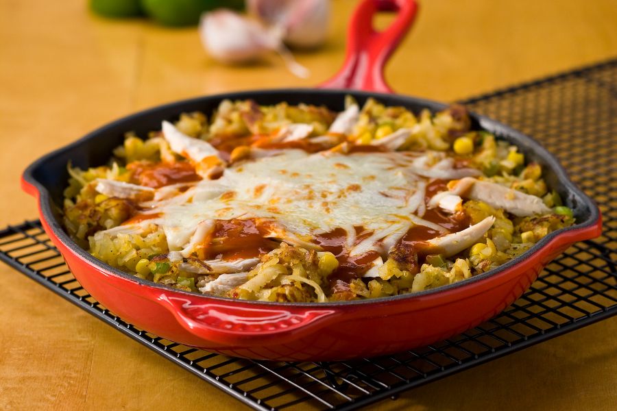 Enchilada skillet