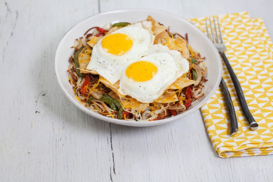 Huevos rancheros casserole