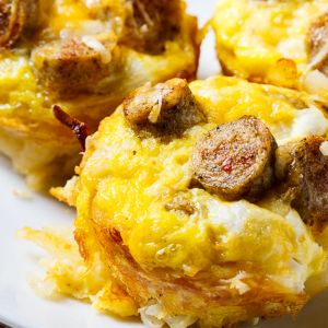 Hash Brown Sausage Egg Cheese Muffins