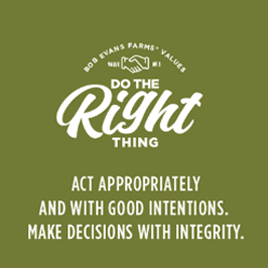 Our Values - Do the Right Thing