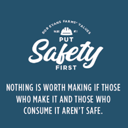 Our Values - Put Safety First
