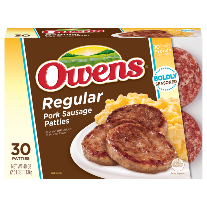 Owens Frozen Original Pork Sausage Patties
