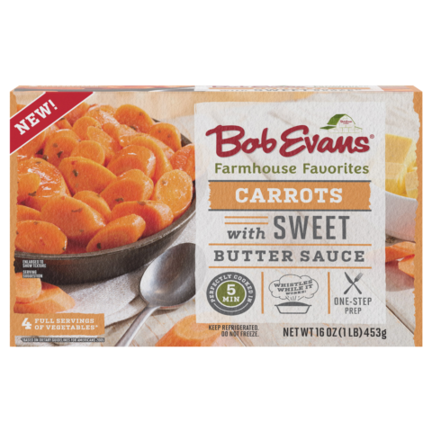 Bob Evans Carrots with Sweet Butter Sauce
