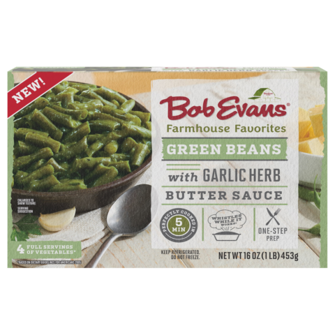 Bob Evans Green Beans with Herb Butter Sauce