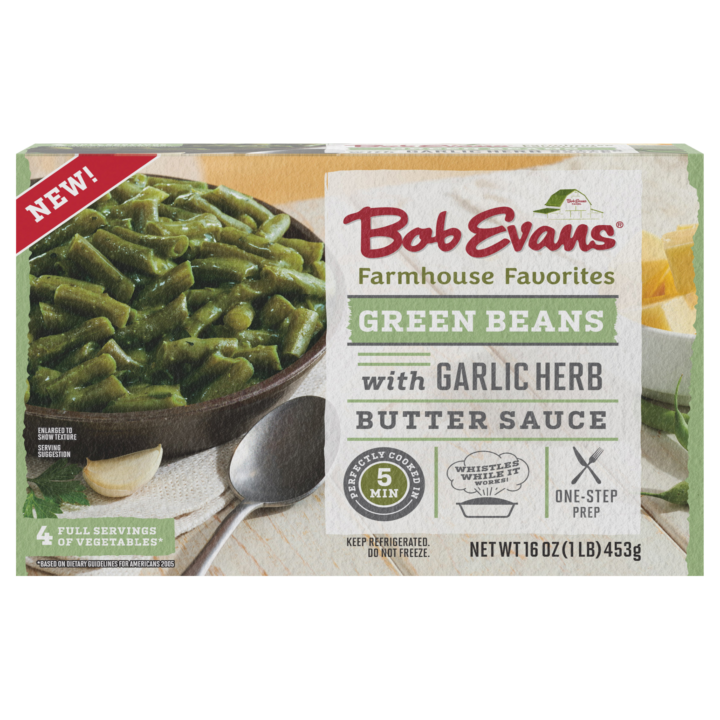 Bob Evans Green Beans with Herb Butter Sauce