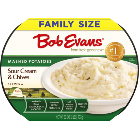 Bob Evans Family Size Sour Cream & Chives Mashed Potatoes