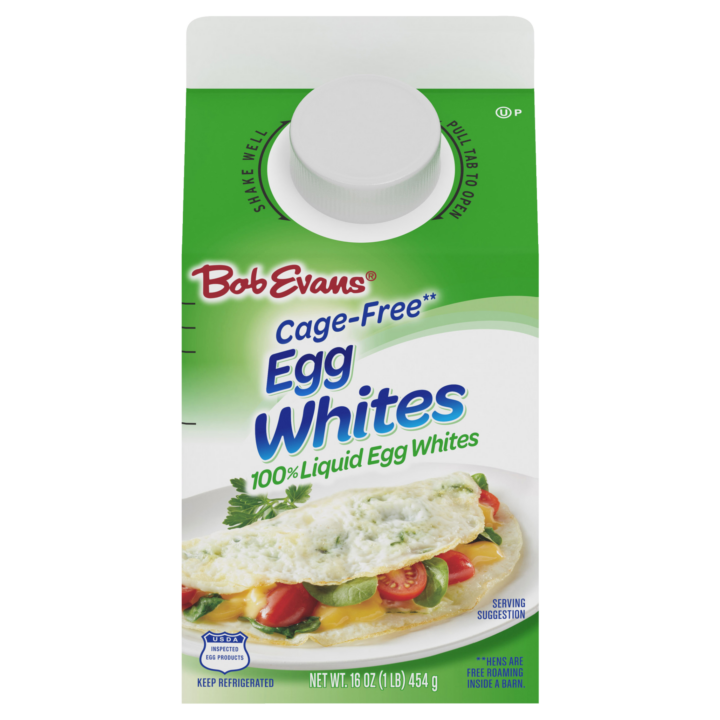 Bob Evans Cage-Free 100% Liquid Egg Whites – 16 Ounces