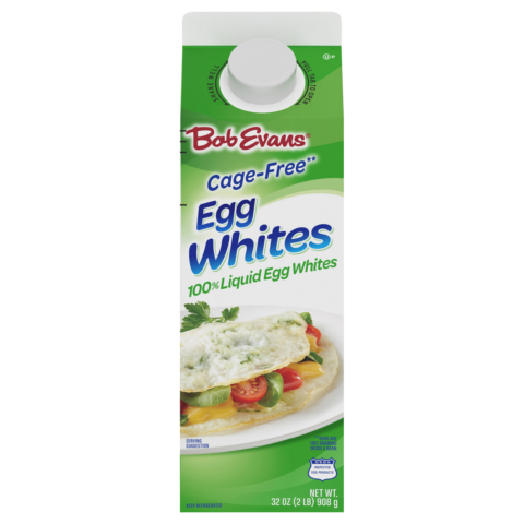 Bob Evans Cage-Free 100% Liquid Egg Whites – 32 Ounces