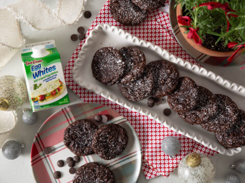 Dark Chocolate Fudgy Cookies