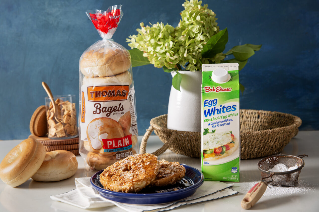 Cinnamon Crunch Bagel French Toast Recipe | Bob Evans Farms