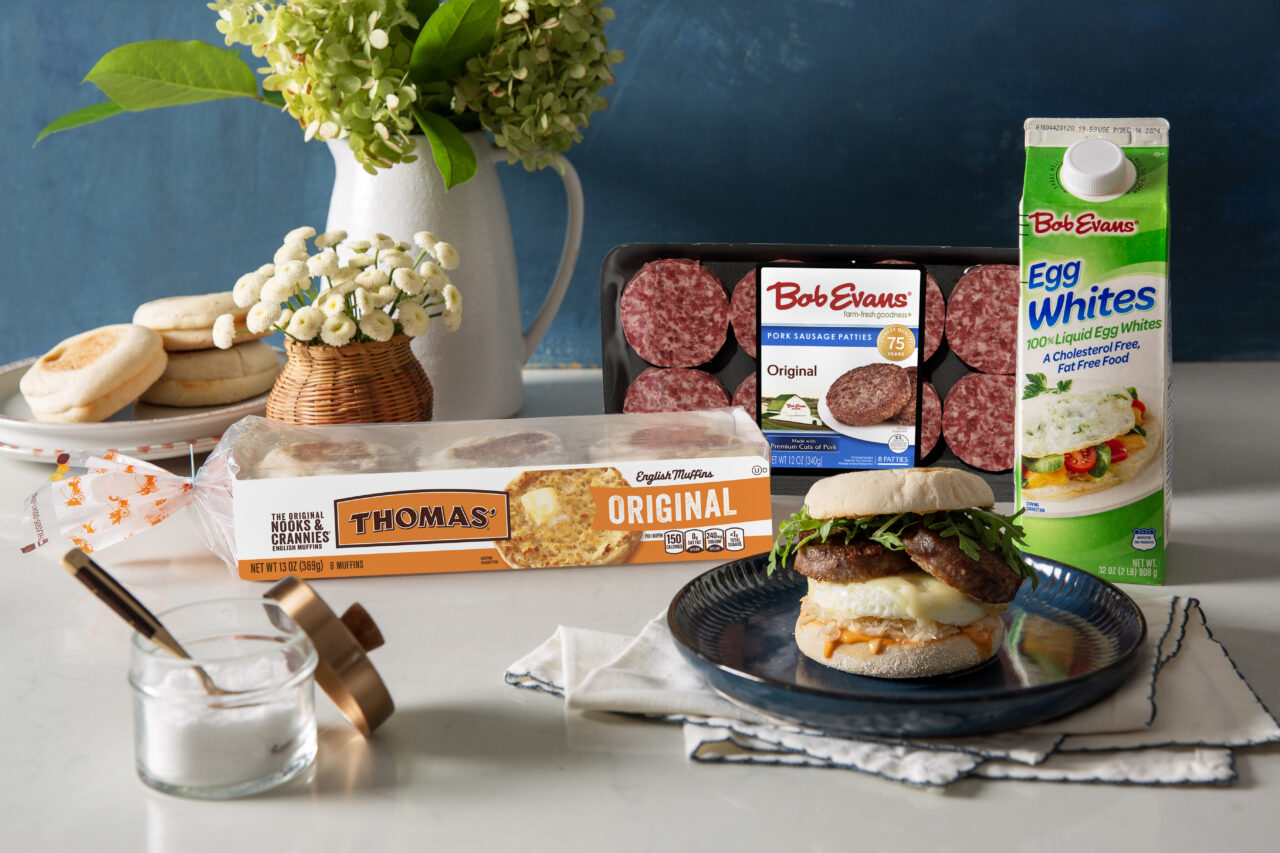 Sausage Reuben English Muffins Recipe | Bob Evans Farms
