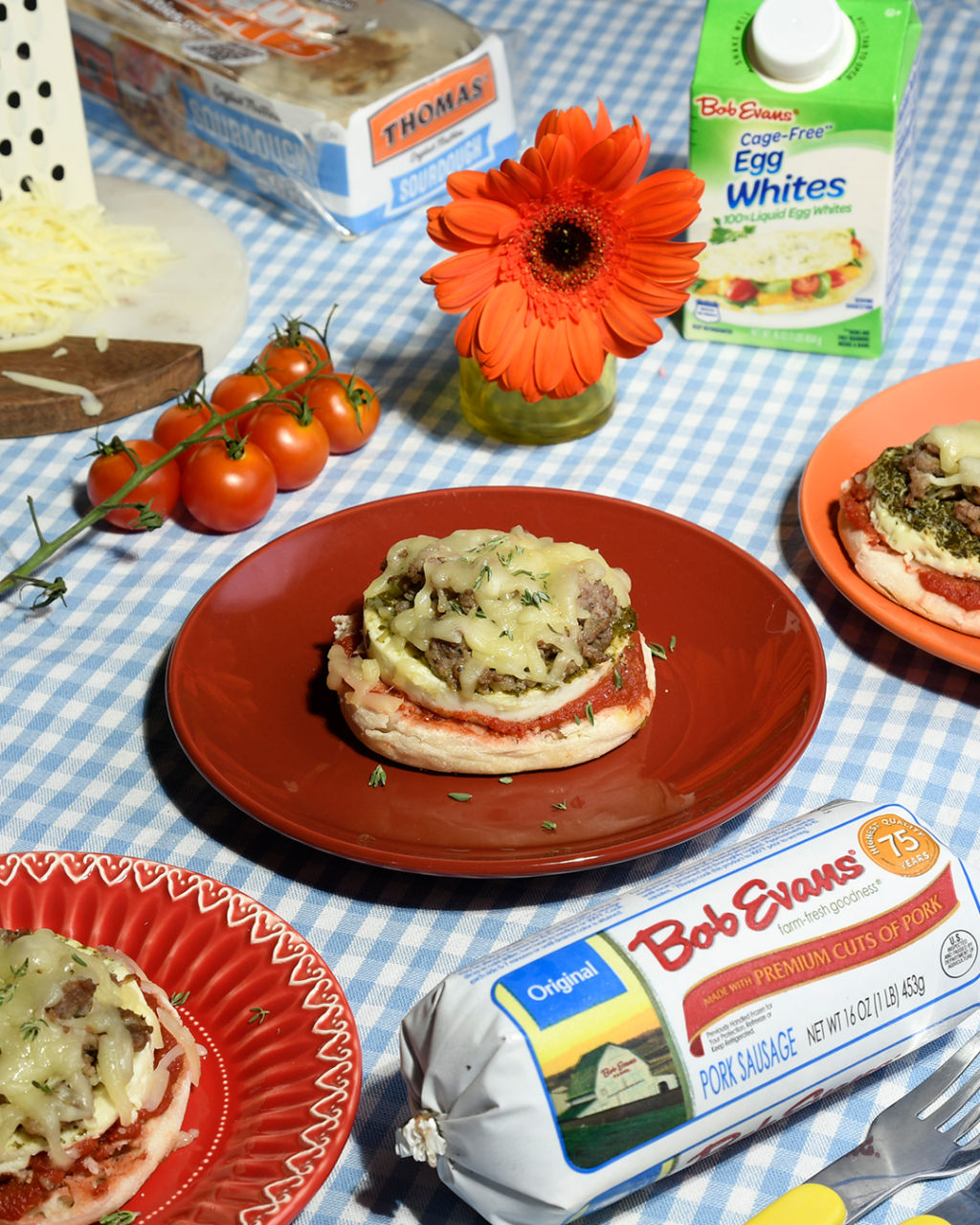 English Muffin Breakfast Pizza Recipe | Bob Evans