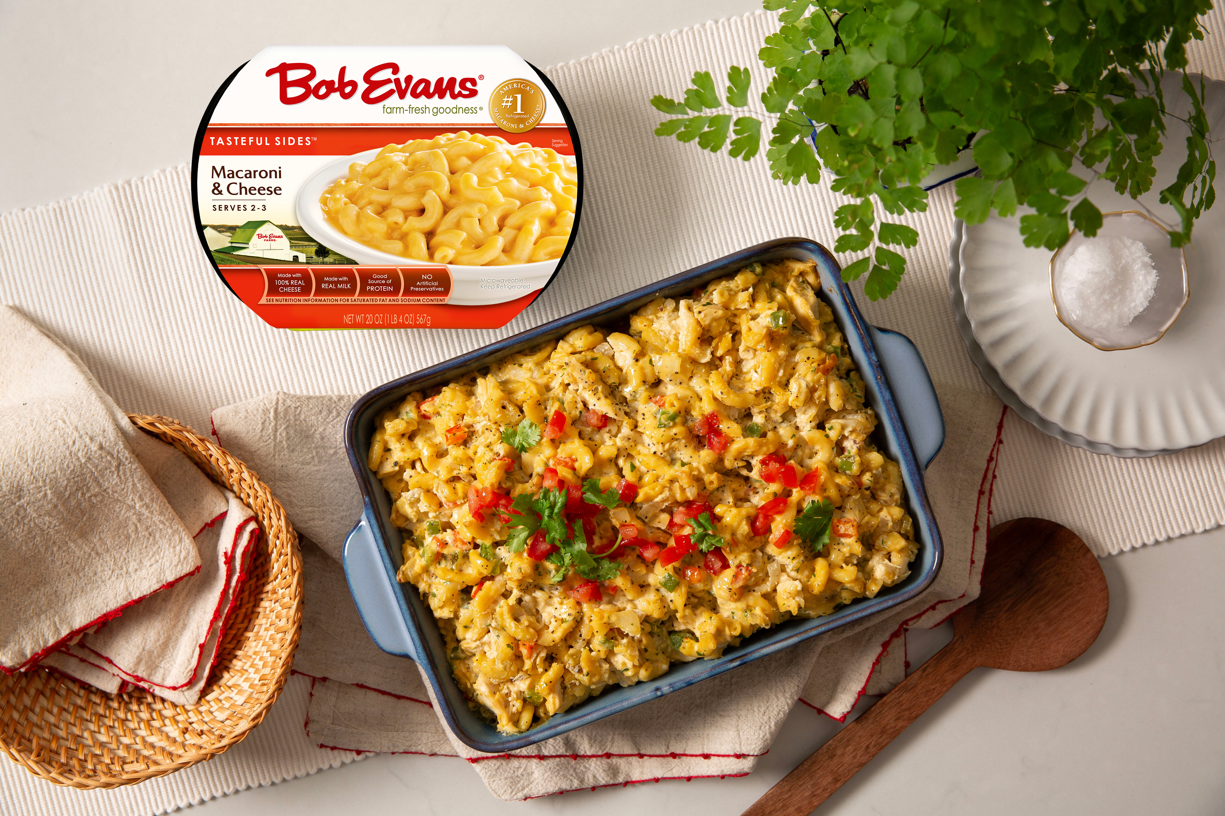 Southwest chicken pasta casserole