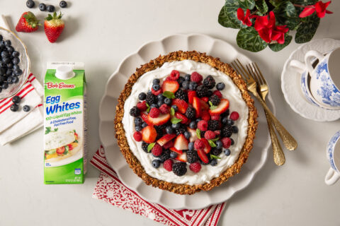 Granola Tart with Yogurt and Berries