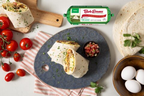 Pork Sausage Breakfast Burrito