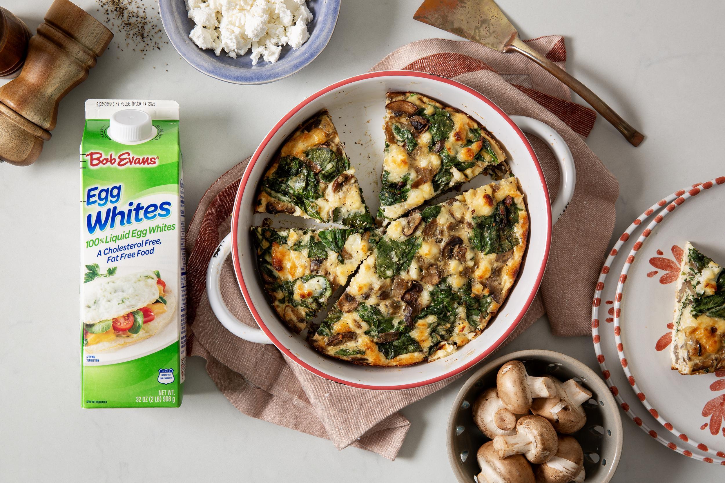 Spinach and Feta egg bake