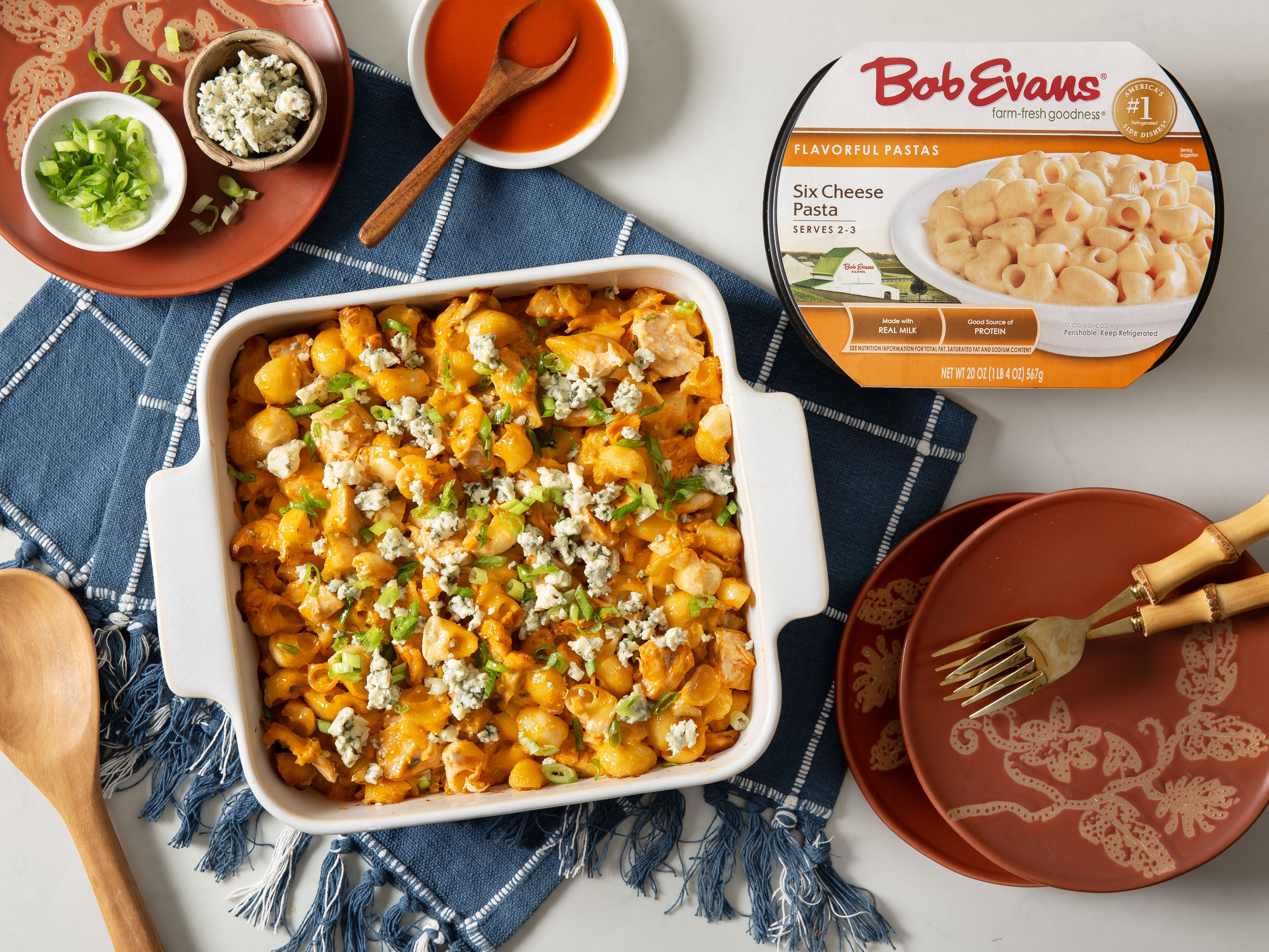 Buffalo Chicken Mac Cheese