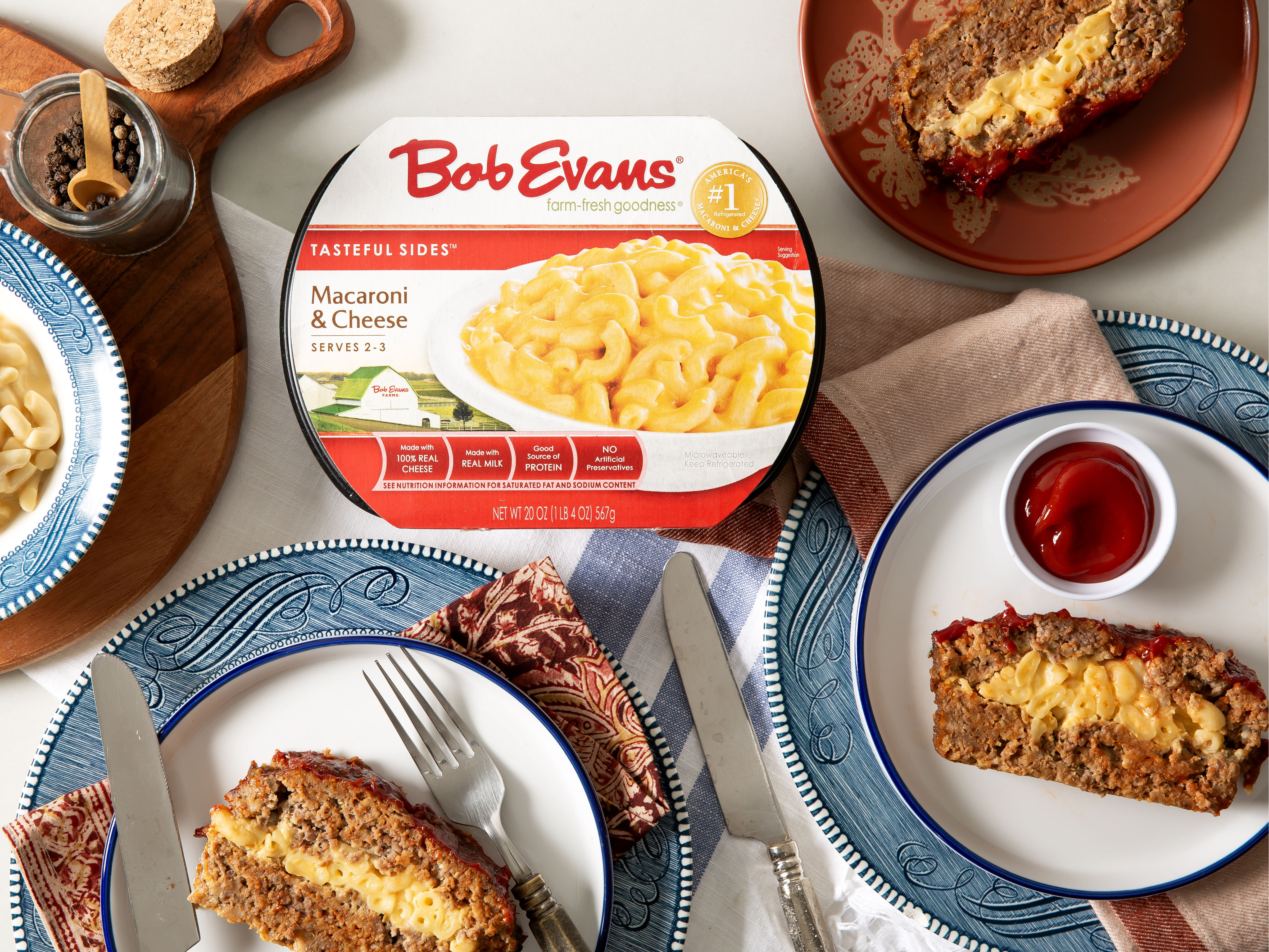 Mac and Cheese Stuffed Meat Loaf