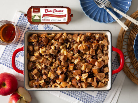 Maple Sausage and Apple Casserole