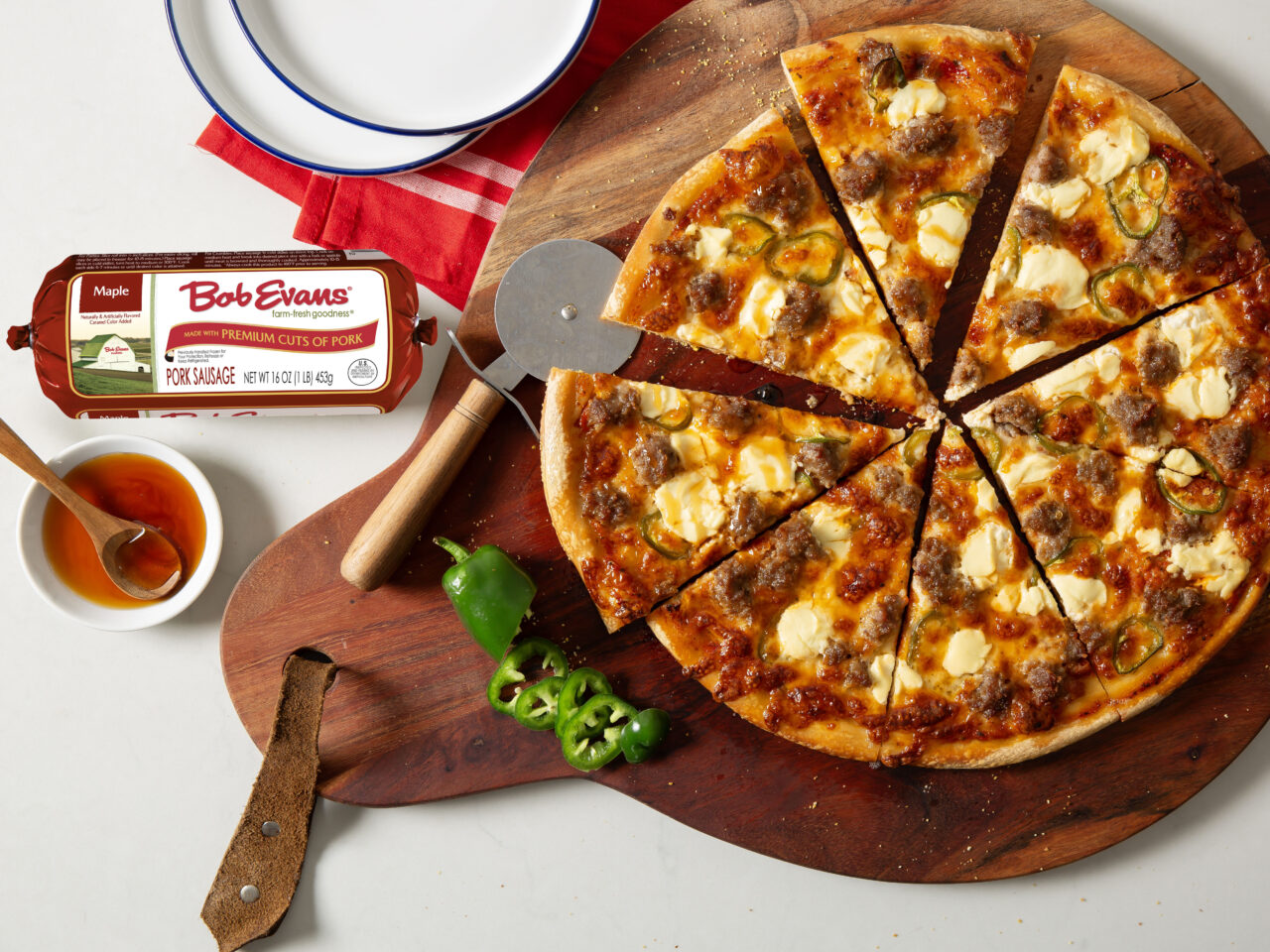 Hot Honey-Sausage Pizza | Bob Evans