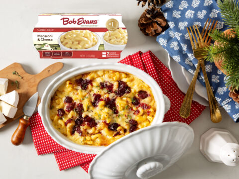 Cranberry and Brie Macaroni and Cheese