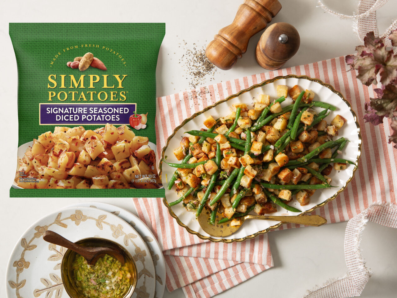 Herbed Potato and GreenBean Toss | Bob Evans