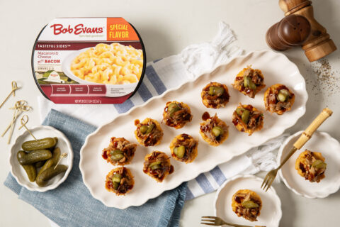 Barbecue Pork Macaroni & Cheese Bites
