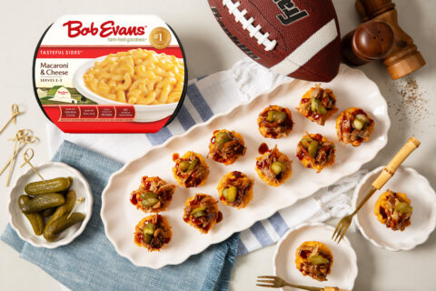 Barbecue Pork Macaroni & Cheese Bites